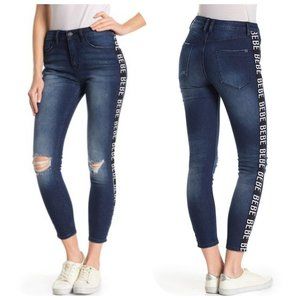 New tuxedo crop high rise skinny jeans